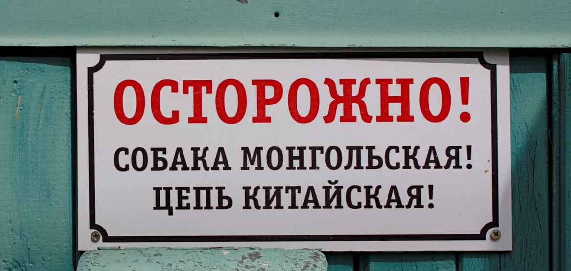 Beware: Mongolian Dog, Chinese Chain
