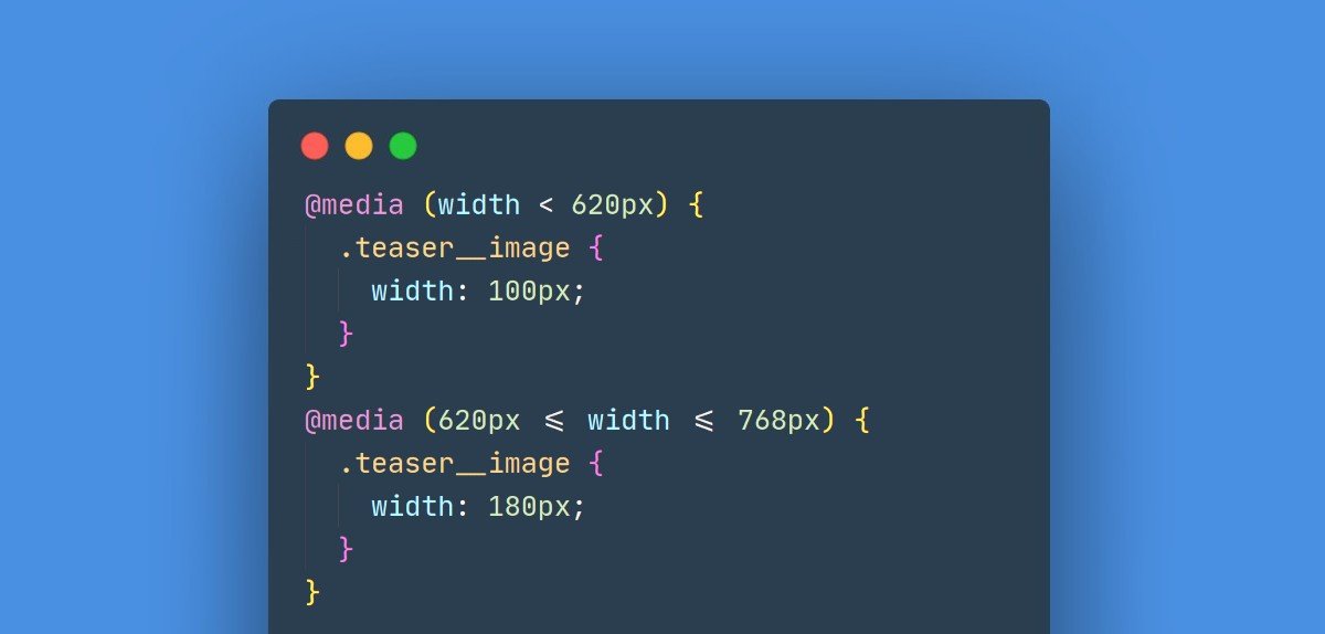 How to use new Media Query syntax in CSS