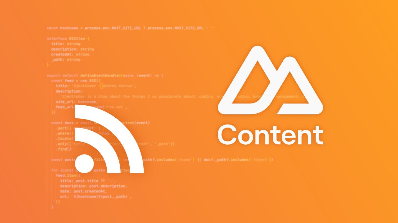 How to create RSS feed in Nuxt 3