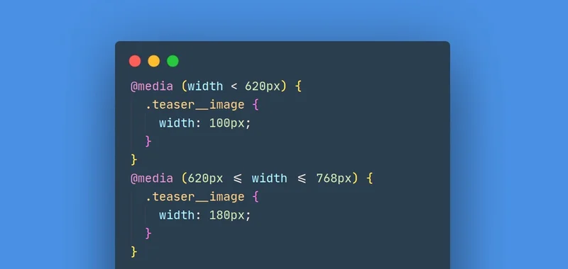 Как правильно использовать новый синтаксис Media Query в CSS